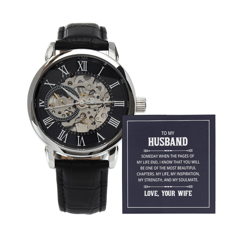 Timeless Fusion: Men's Openwork Watch for Remarkable Style