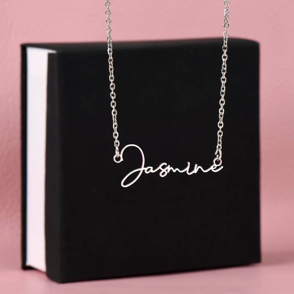 Signature Chic: Explore Our Custom Name Necklace